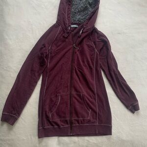 Lightweight zip up sweatshirt